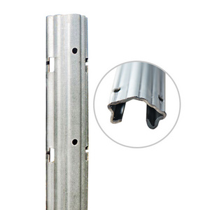 Heavy duty 200g/m2 Hot Dip Galvanized Metal Poles/Vineyard post for Vineyard Trellis