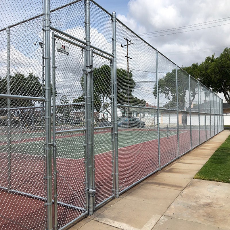 50ft Black vinyl cyclone fencing chain link fence for sale