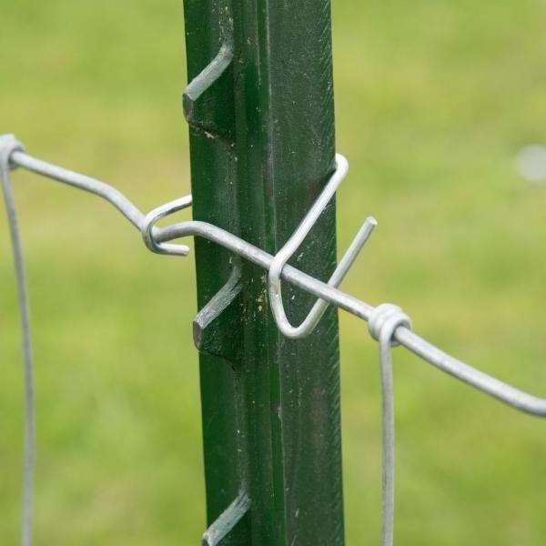 7ft post outroom fence post Green garden support iron T post wholesale