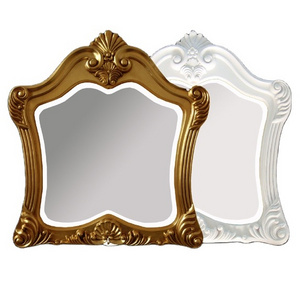 Luxury Gold Polyurethane Mirror Baroque Inspired Wall Artistic Decor