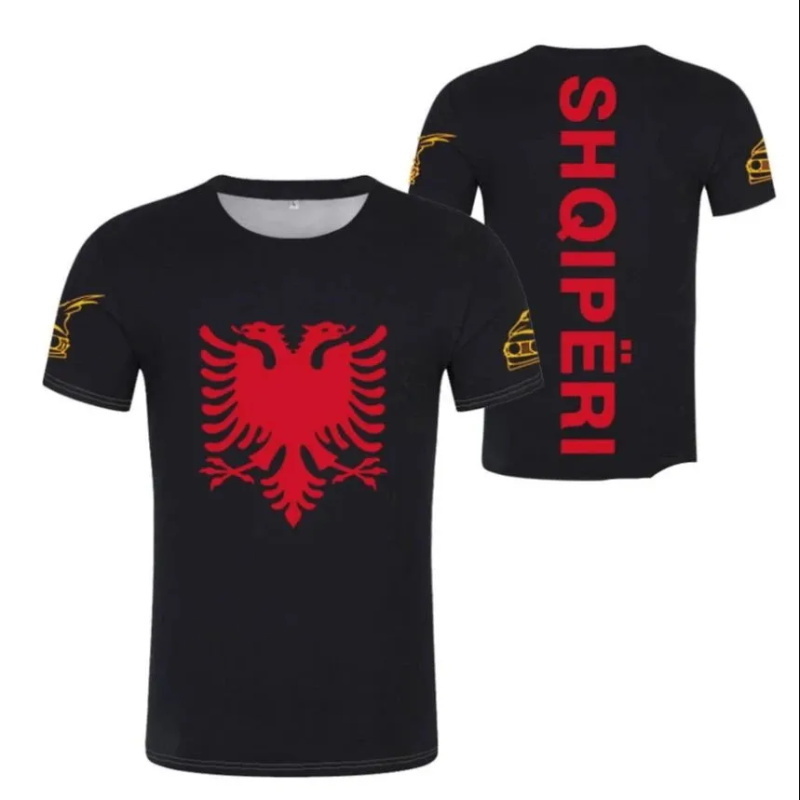 ALBANIA Eagle Flag T Shirt For Men 3d Print Free Albanian Shqiperi T-shirts Short Sleeve Casual Oversized Tee Tops Streetwear