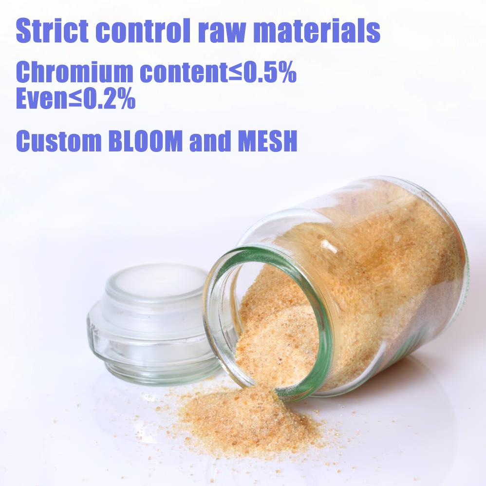 Wholesale high quality bovine medical gelatin powder halal pharmaceutical grade gelatin for soft gel