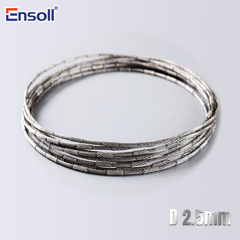 ODM High Precision Tire Section Diamond Wire Cutting Tools for Tyres Section/checking 2.5*4500