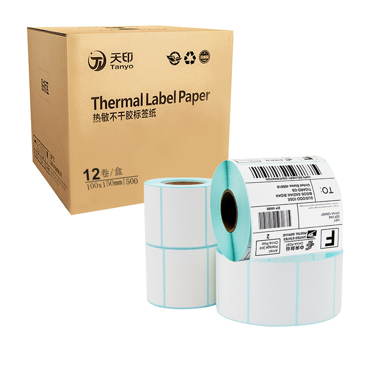 Oem Packaging Adhesive Paper Sticker 4