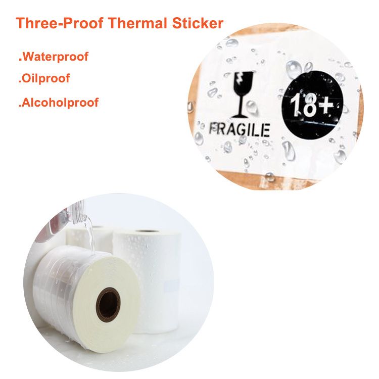 Oem Packaging Adhesive Paper Sticker 4