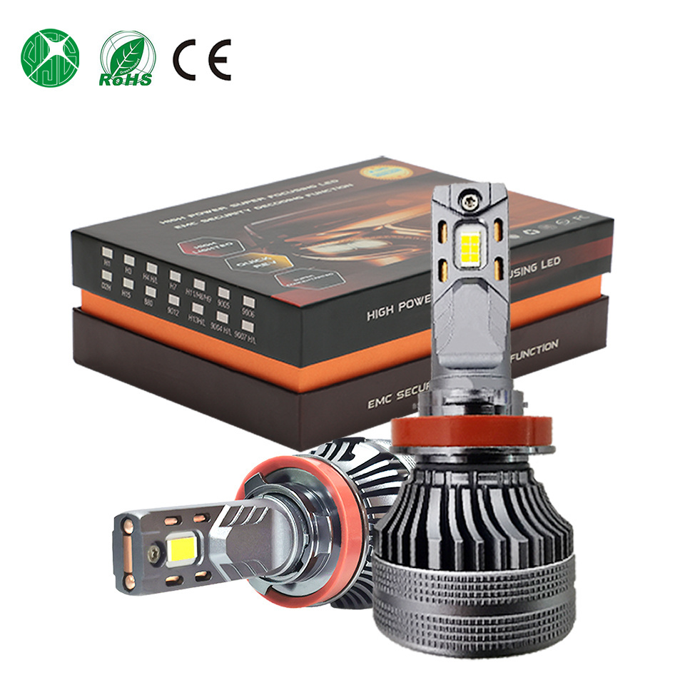 S20 Auto Lighting Systems Car Headlamp 3570 Chip Canbus H1 H3 H7 H9 H11 9005 9006 LED Headlight Bulb For Honda Accord