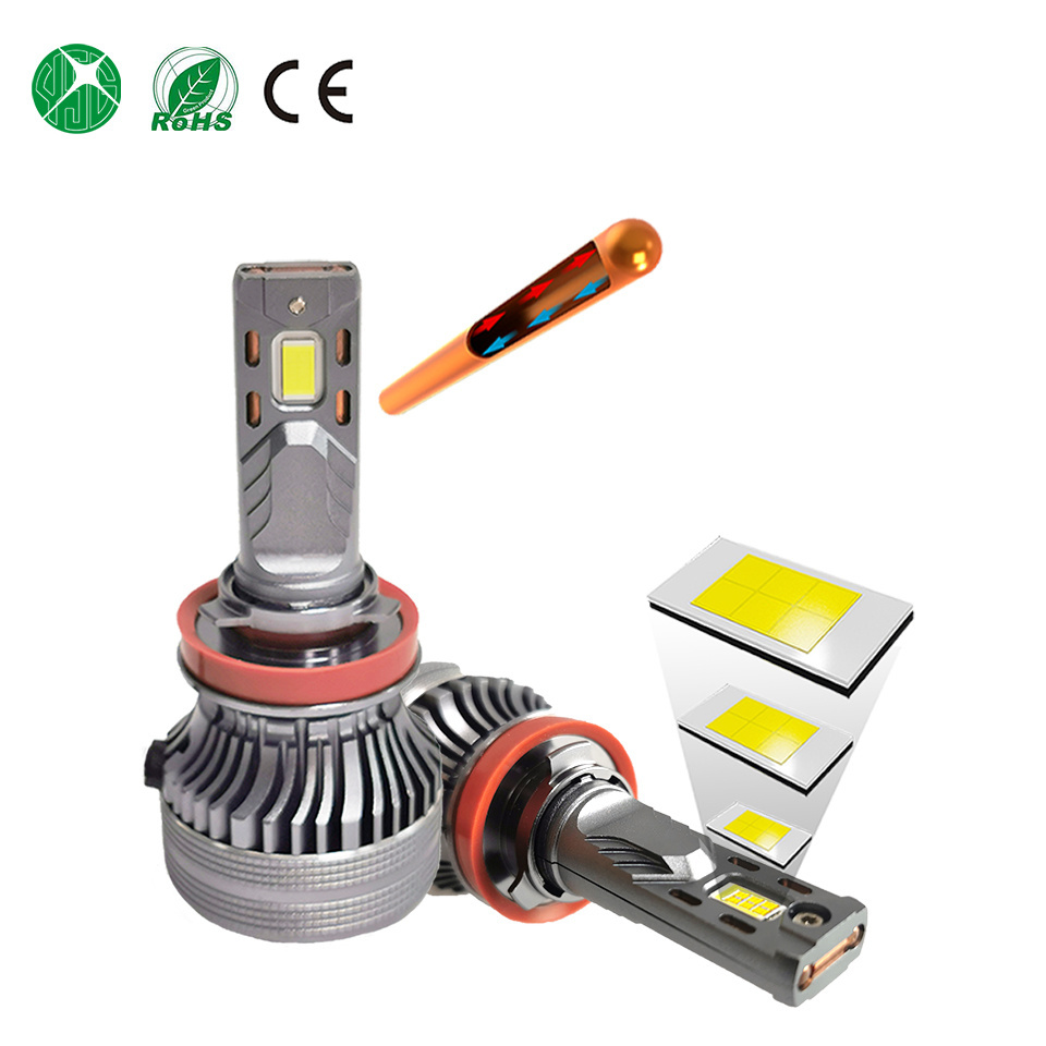 S20 Auto Lighting Systems Car Headlamp 3570 Chip Canbus H1 H3 H7 H9 H11 9005 9006 LED Headlight Bulb For Honda Accord