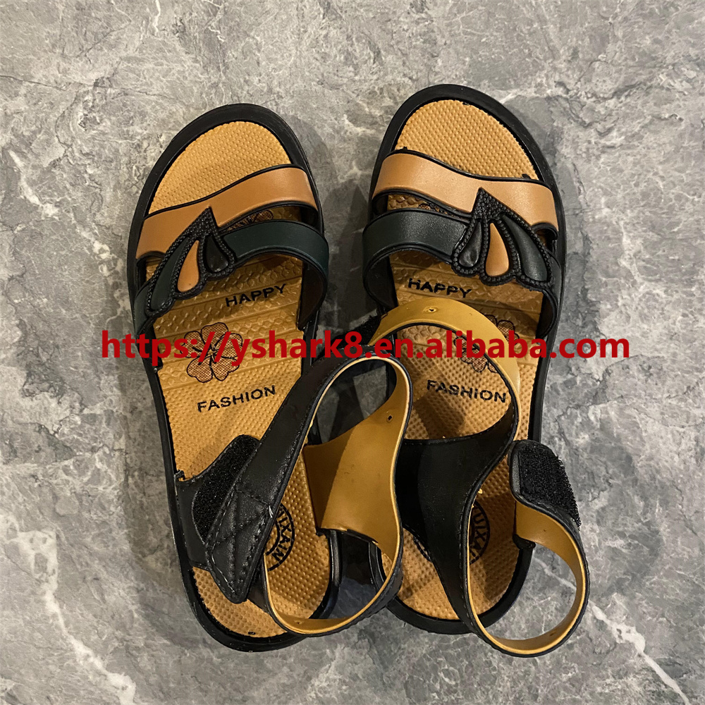 Women sandals 2023 Summer flat heel soft bottom plastic rubber bulk sandals