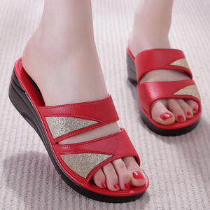 Shoes summer women slides sandals slippers soft shoes for women Fashion Plastic wedge sandals