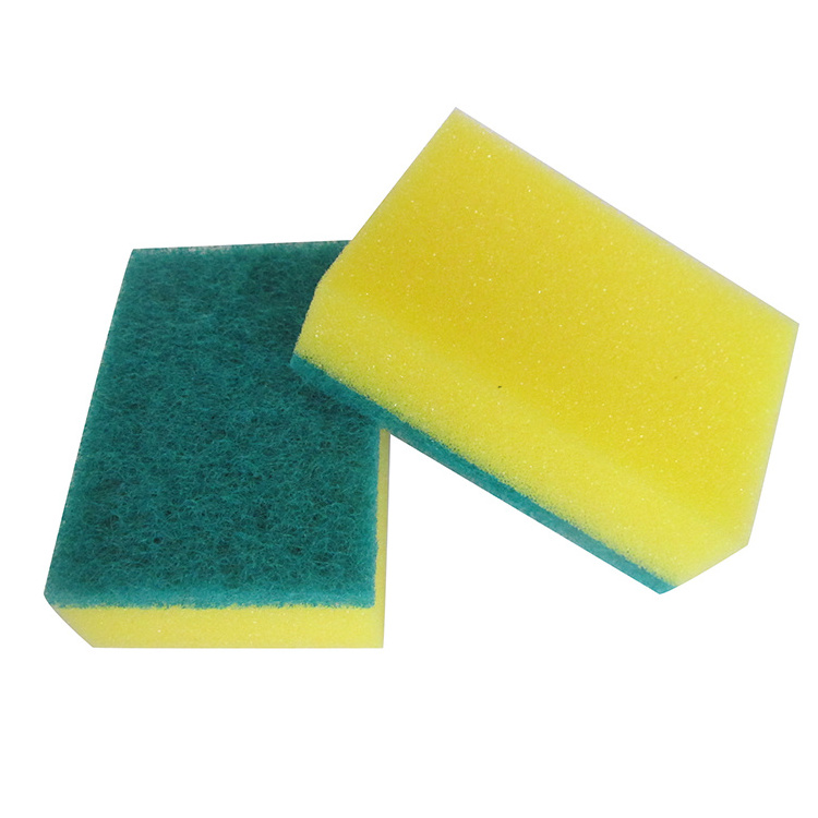 3 PCS Wholesale Good Quality Household Cleaning Kitchen Dish Wash Easy Scrubber PU Sponge