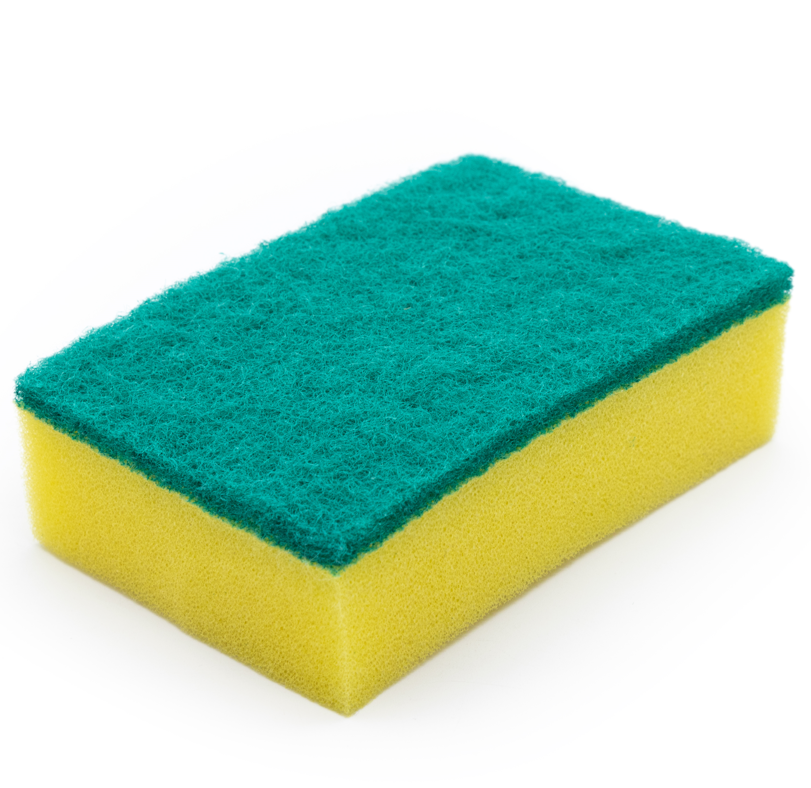 3 PCS Wholesale Good Quality Household Cleaning Kitchen Dish Wash Easy Scrubber PU Sponge