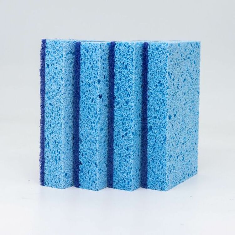 Household Non-scratch Dish washing Sponge Cellulose Sponge Scouring Pad For Kitchen