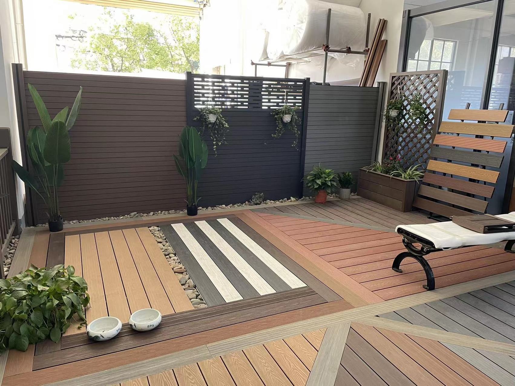 Outdoor Aluminium Garden Fencing Prices Aluminium Post Wpc Slat Fence Panels Privacy Aluminium Fence With Horizontal Slats