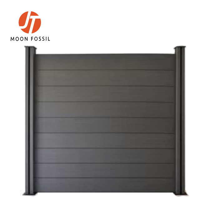 MOON FOSSIL Outdoor Wood Plastic Composite WPC  Fence