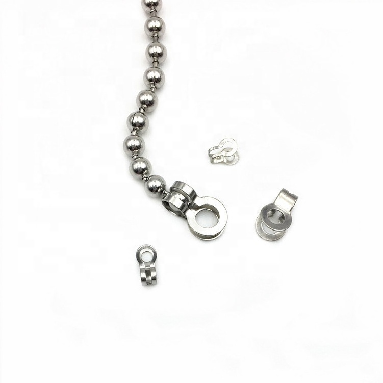 Jewelry Findings Stainless Steel Connectors Accessories Screw Holder Bag Clasp Connector Ball Bead Chain Clasp Jewelry