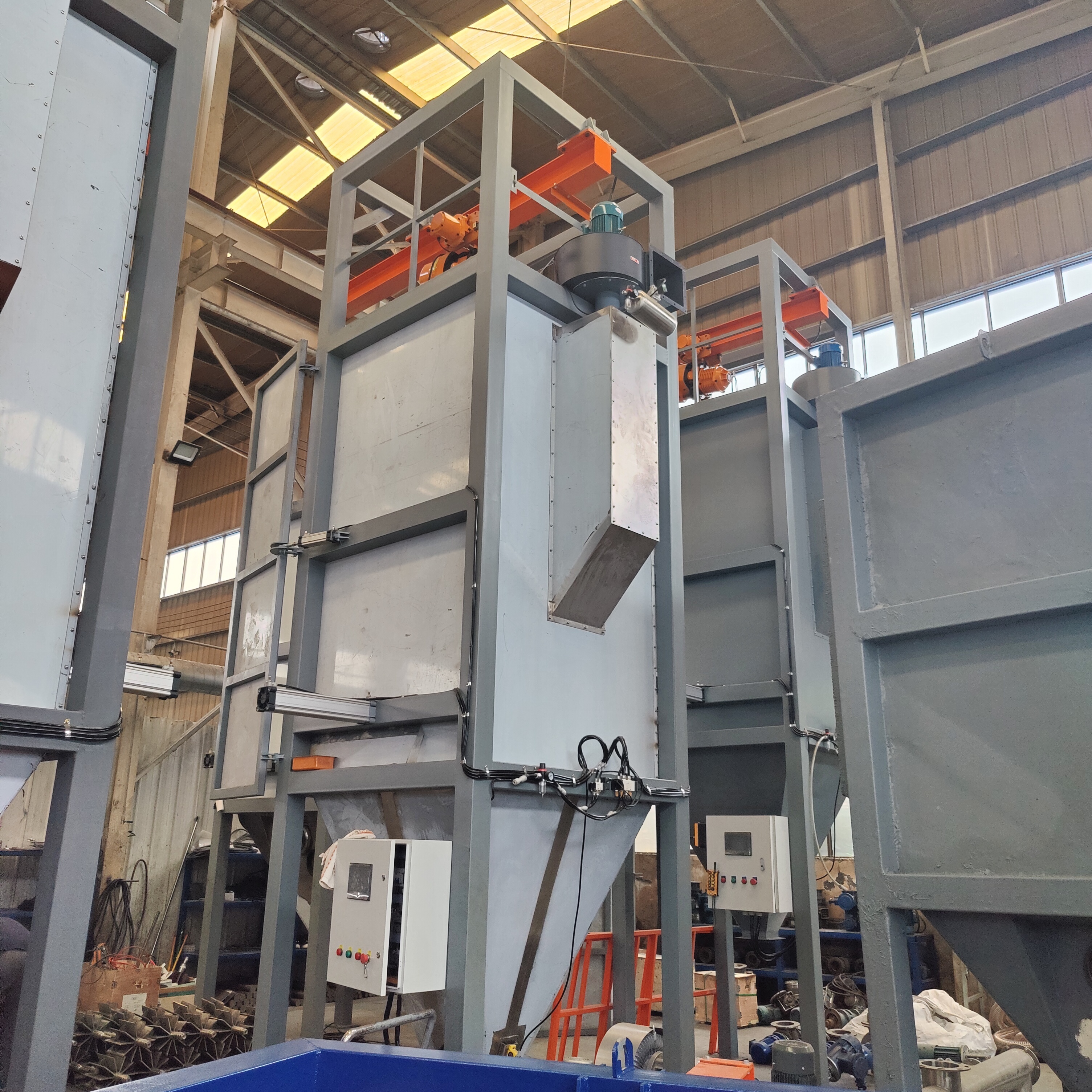 Bulk Bag Unloading System Bag Discharging Station