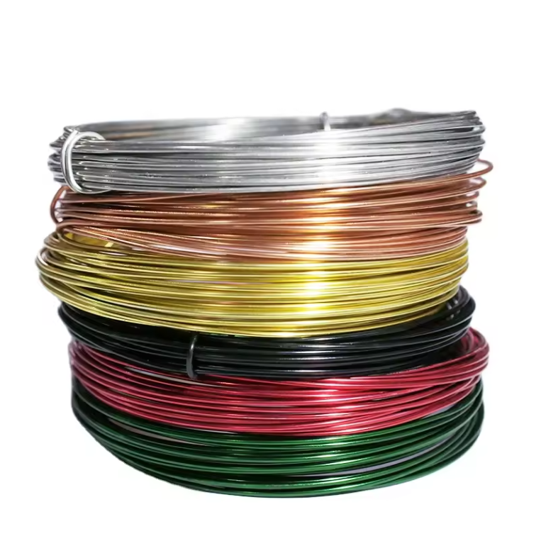 Colored Aluminum Craft Gauge Flexible Metal Artistic Floral Jewelry Beading Wire for DIY Making craft wire