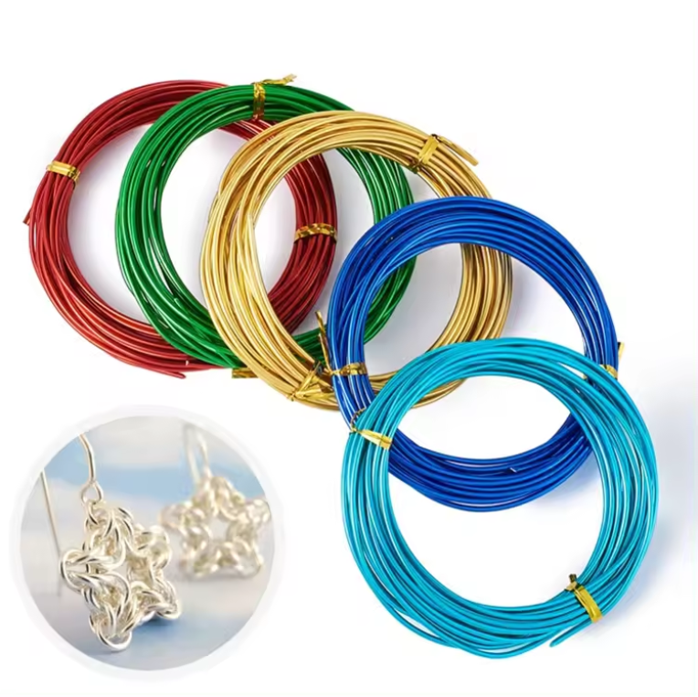 Colored Aluminum Craft Gauge Flexible Metal Artistic Floral Jewelry Beading Wire for DIY Making craft wire