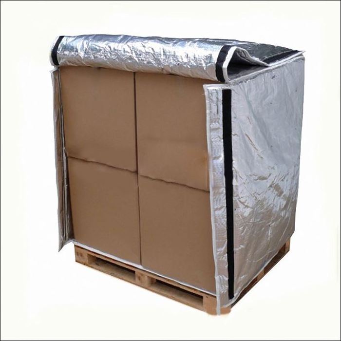 Pallet insulation bags 5 layer, reusable thermal insulated pallet cover pallet wrap