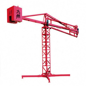 Electric spider concrete pump placing boom with swing boom type