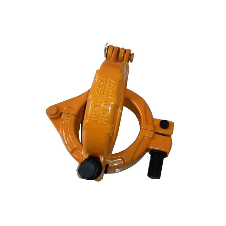 5.5 inch Concrete Pump Pipe Fittings Fast Released Lever Clamp Coupling