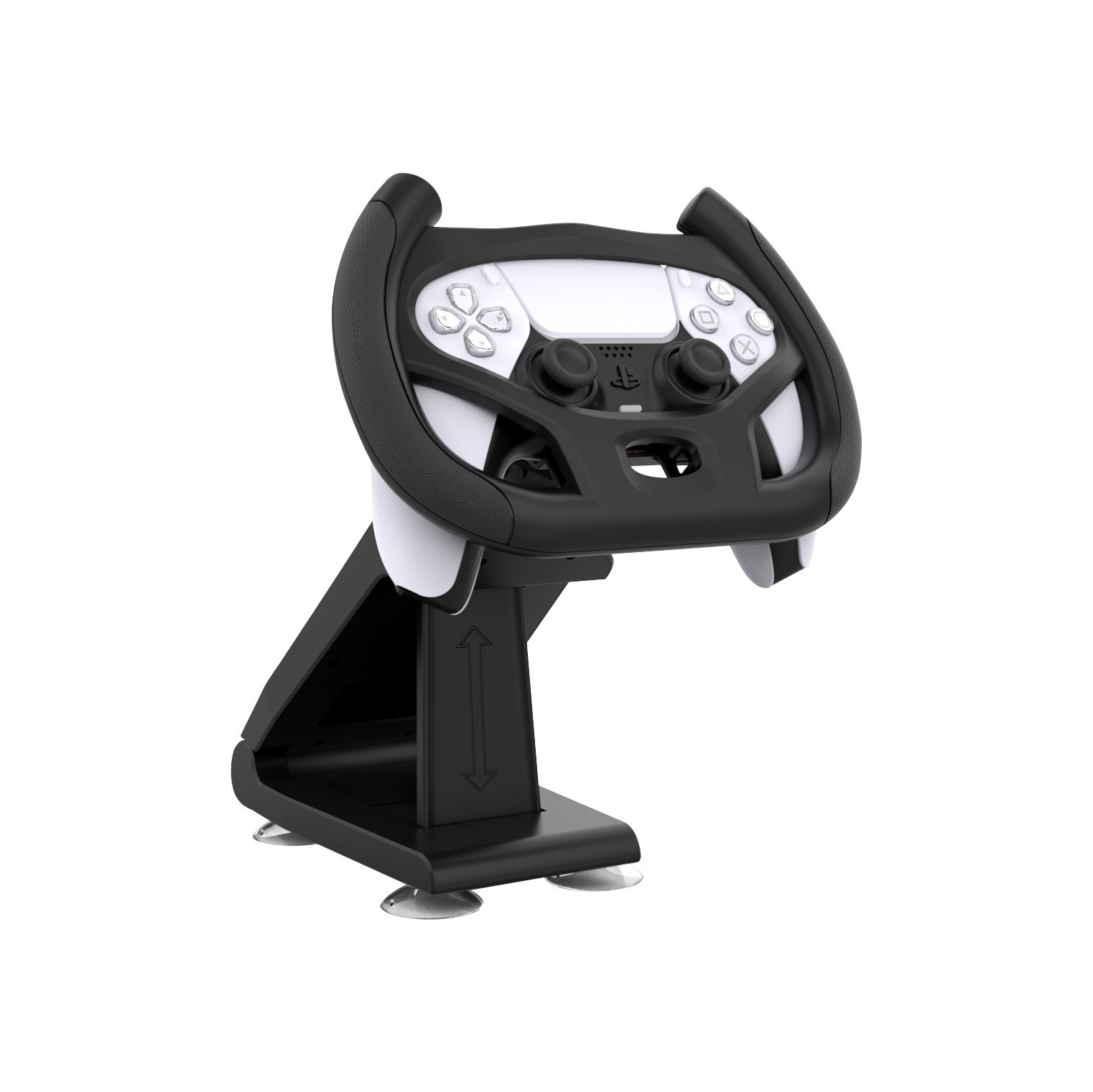 KJH-P5-013 Wheel For PS5 Axis Car Racing Steering Wheel For PS5 Game Remote Controller Wheel With 4 Suction Cups