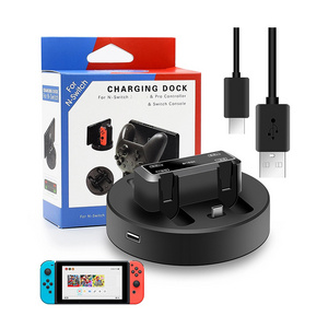 4 In 1 Charger For Switch Joy cons Charging Stand With USB Cable Charging Dock