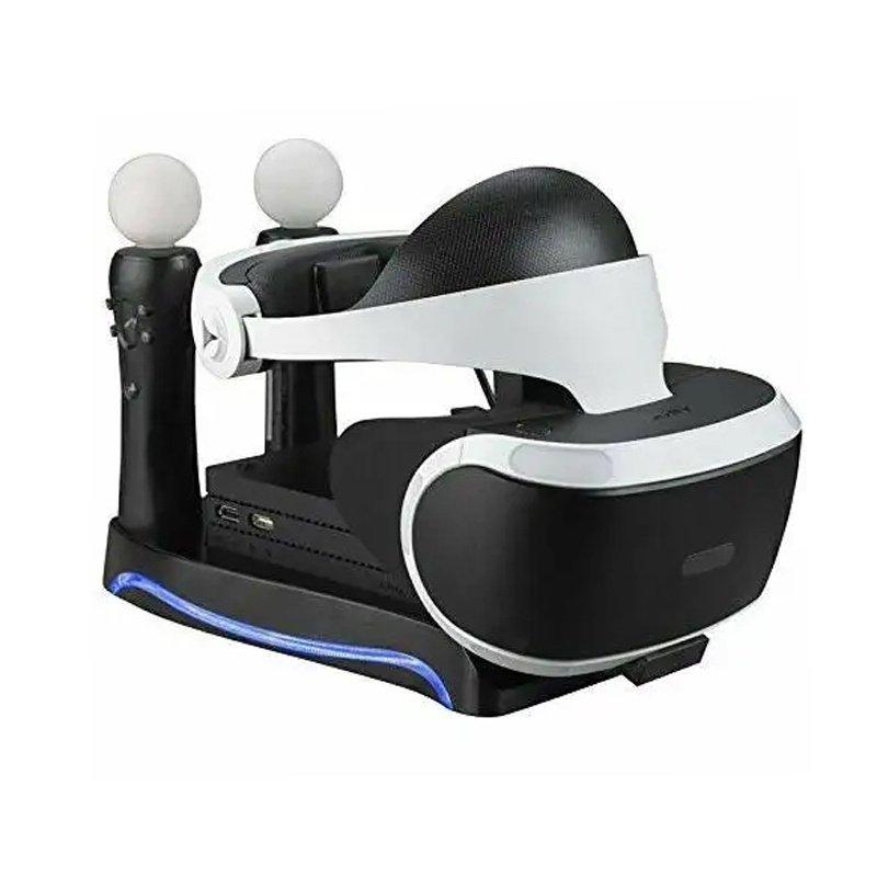 Vertical Stand 4 in 1 PS VR 2nd Generation PS4 VR Glasses Connector Storage PS4 VR Charging Station