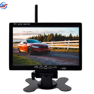 High quality  7 inch wireless car monitor rear view system Truck Monitor Bus Reversing