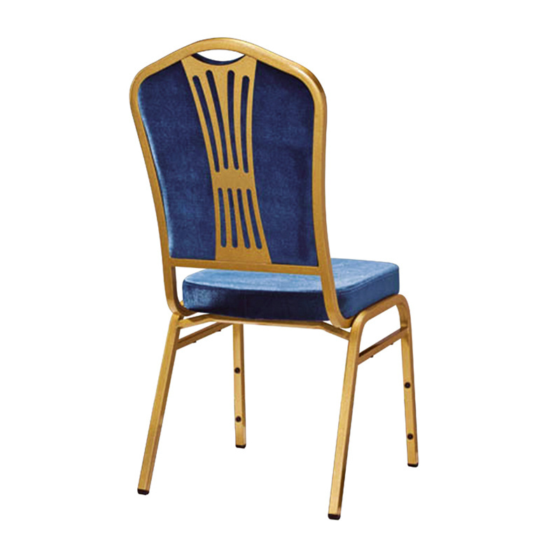 Luxury Furniture High End Metal Banqute Chair Hotel Upholstered Wedding Dining Chairs