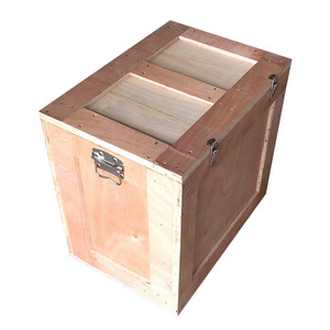 Best Selling wood crate storage box With Wheels Outlet Stackable wooden crate with lid OEM Size