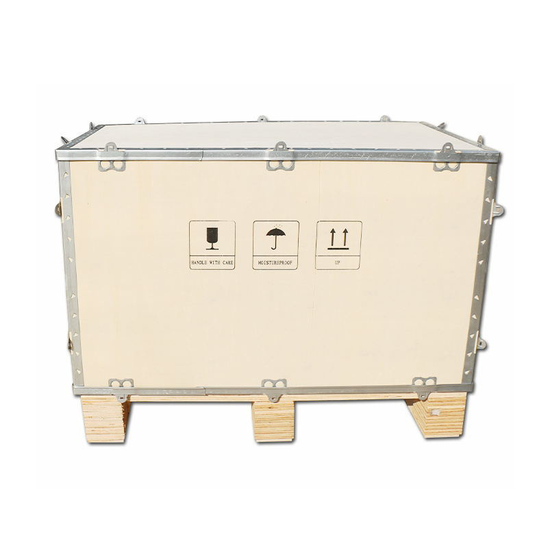 Fumigation-free export collapsible wooden box for packaging and transportation foldable plywood box Nailless plywood box