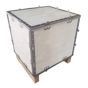 Manufacturer sells wooden boxes for long-distance transportation packaging Foldable and removable plywood box