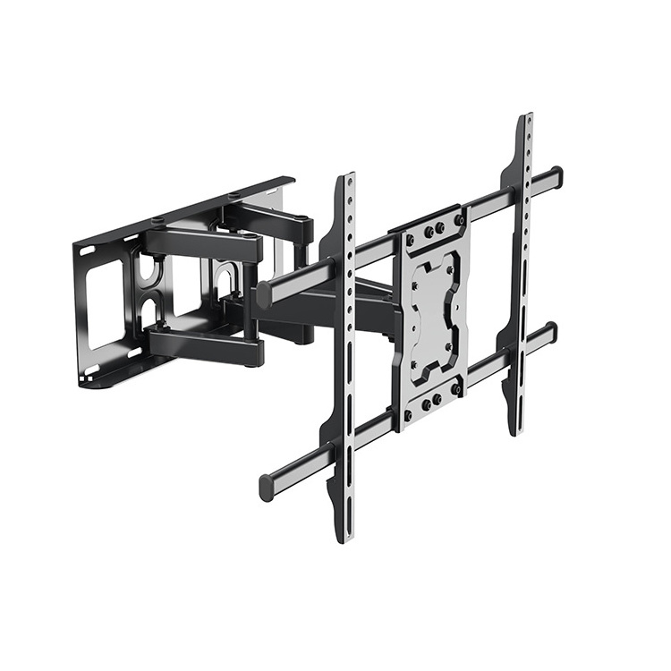 Double Arm Full Motion Curved Screen Flat Panel TV Wall Mount Support 65 TV Swivel Flexible Mounting Bracket