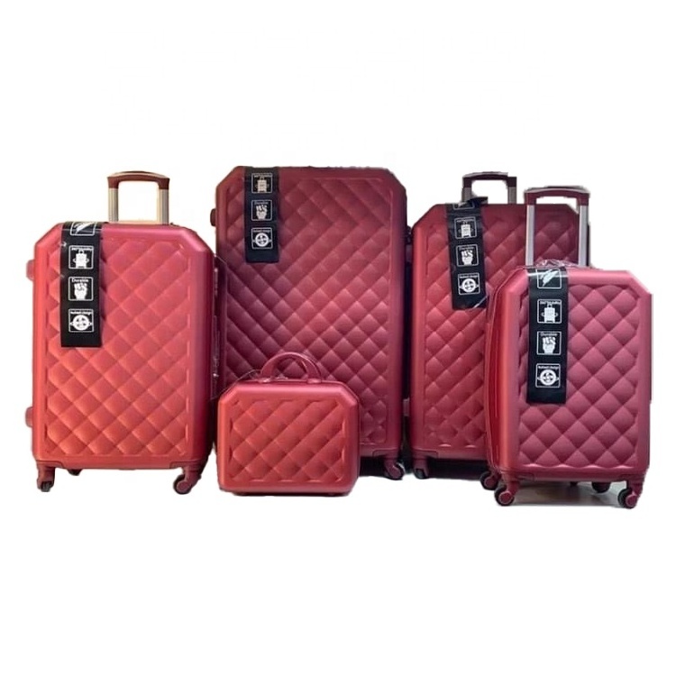 SUMO  ABS 12 20 24 28 32 Size Inch 5 Piece Set Cheap Price Bags Match Color Travel Luggage Trolley Customized Spinner Suitcases