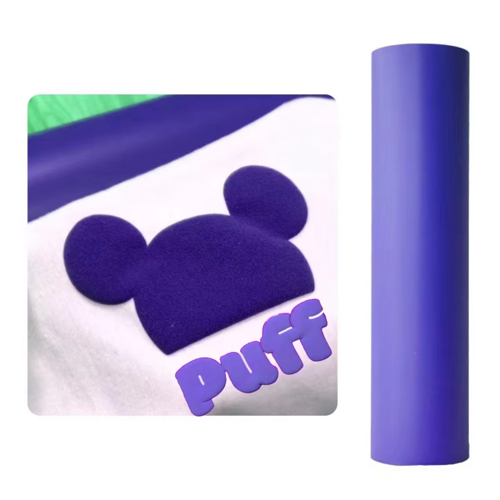 3d puff t-shirt transparent vinyl reflective print heat press transfer designs paper  vinyl for clothing