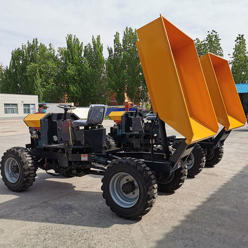 4x4 wheeler dumper Palm transporter 1-5ton truck dumper