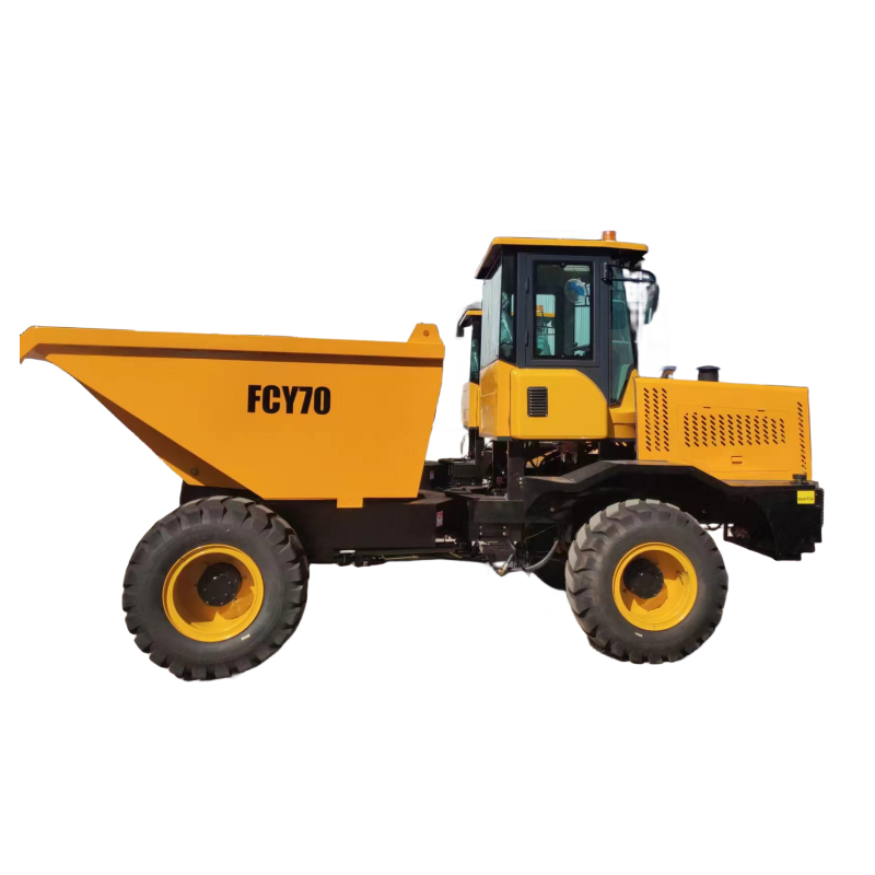 FCY70 7 Ton construction mini track dumper off road site dump trucks price 4x4 mini dump truck for sale