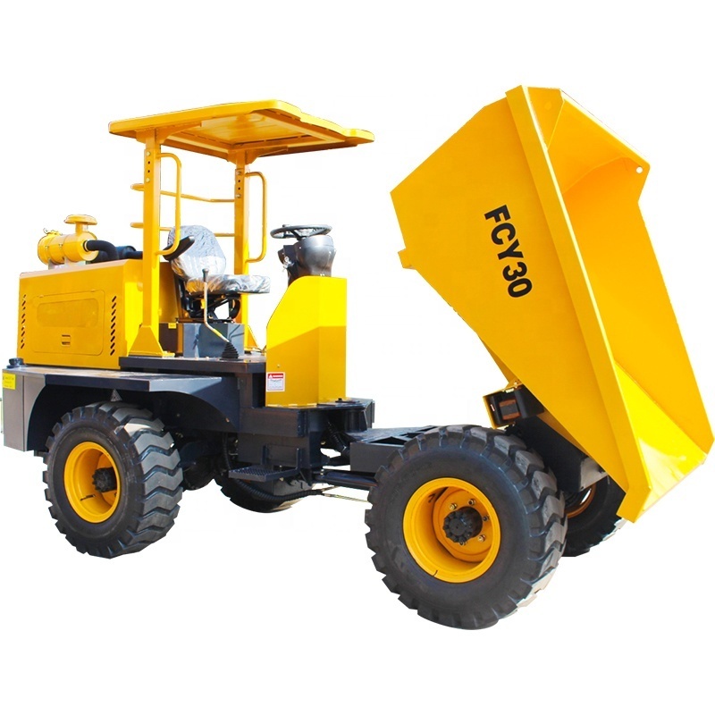 CE Construction use 2/3/5/7/10 Tons Front Mini Dumper FCY30 transport hydraulic mini dumper 4x4 small dump dumper truck for sale