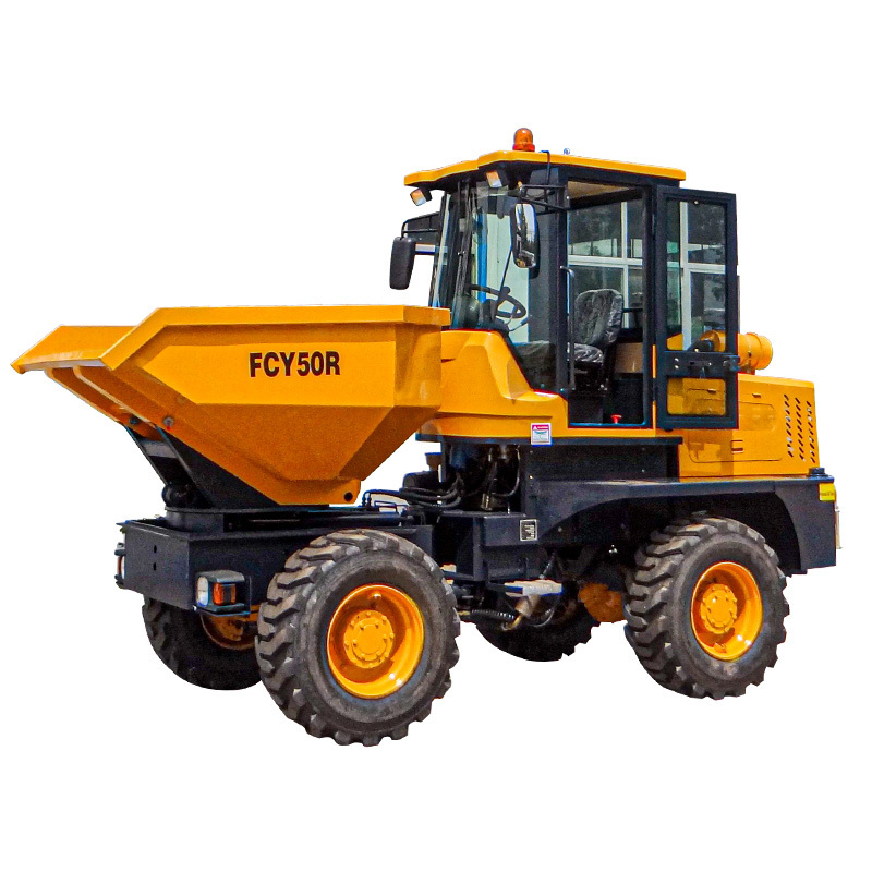 CE 2 Ton Mini Dumper Hydraulic Dump Truck with Shovel Loader 4x4 Diesel Utility Trucks Farm Dumper Garden Dump Trucks