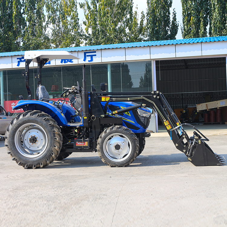 100hp Power Four wheel Tractor with front loader