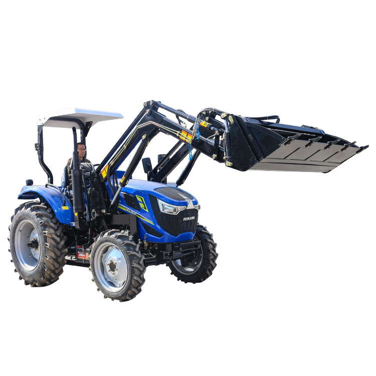 100hp Power Four wheel Tractor with front loader