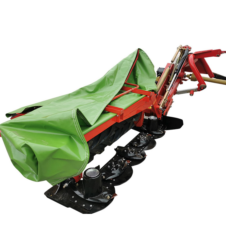 Side mounting Rotary Slasher Tractor mounted 5 disc rotatory mower forestry mulcher rotary Disc hay flattening mower machine