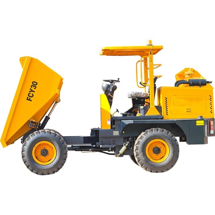 CE Construction use 2/3/5/7/10 Tons Front Mini Dumper FCY30 transport hydraulic mini dumper 4x4 small dump dumper truck for sale