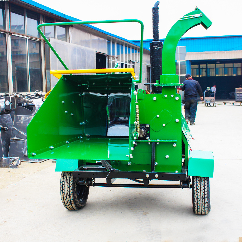 CE diesel Wood Chipper Shredder  Mulcher Chipper with Adjustable Speed wood chipper machine forestry machinery tree cutting