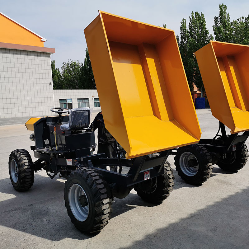 4x4 wheeler dumper Palm transporter 1-5ton truck dumper