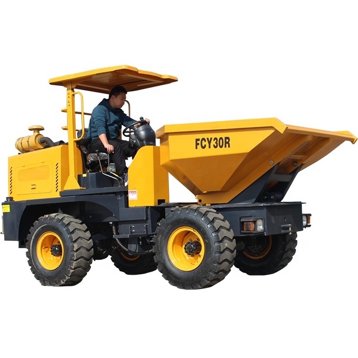 CE Construction use 2/3/5/7/10 Tons Front Mini Dumper FCY30 transport hydraulic mini dumper 4x4 small dump dumper truck for sale