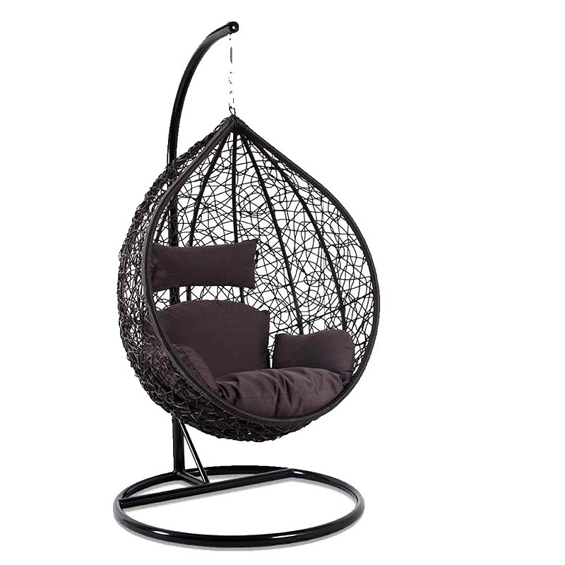 Patio Swing Chair Egg Shape Garden Rest Chair Good Quality Popular Outdoor Custom Swing With Seat Cushion