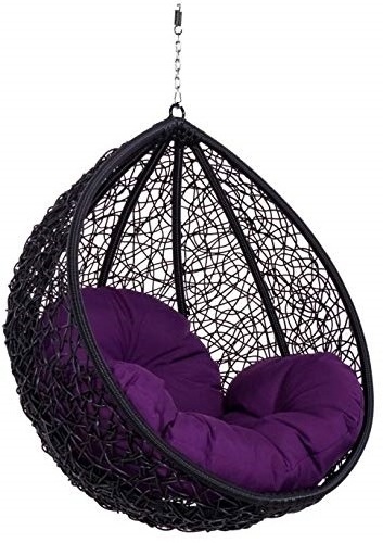 Patio Swing Chair Egg Shape Garden Rest Chair Good Quality Popular Outdoor Custom Swing With Seat Cushion