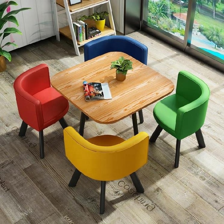 Modern Small Solid Wood Round Glass Dining Table Set 4 6 8 Seater Dining Room Furniture 80*80cm Square Dining Table and Chair